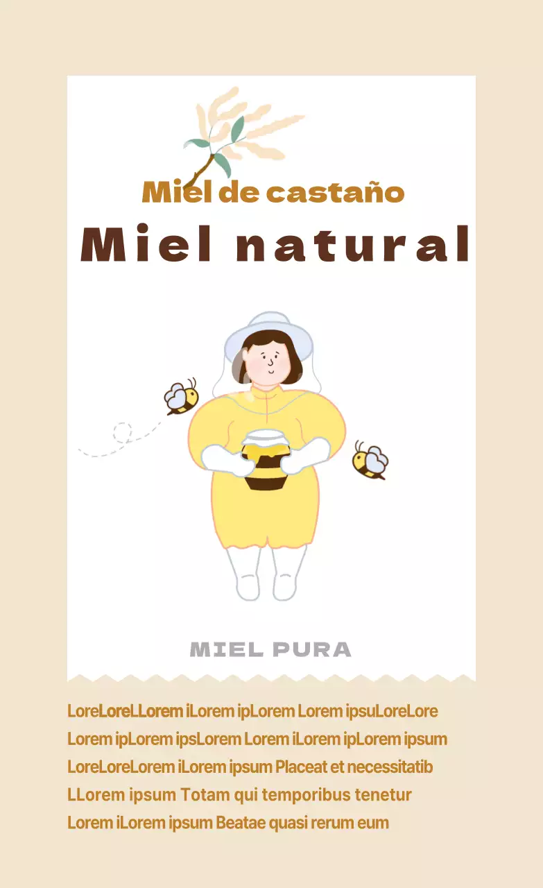 Pegatina vertical_Miel