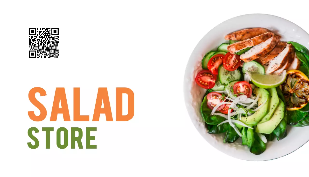 白 シンプル 食べ物 シール 名刺