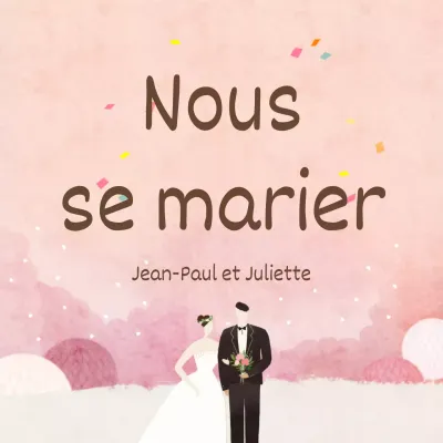 Nous allons nous marier