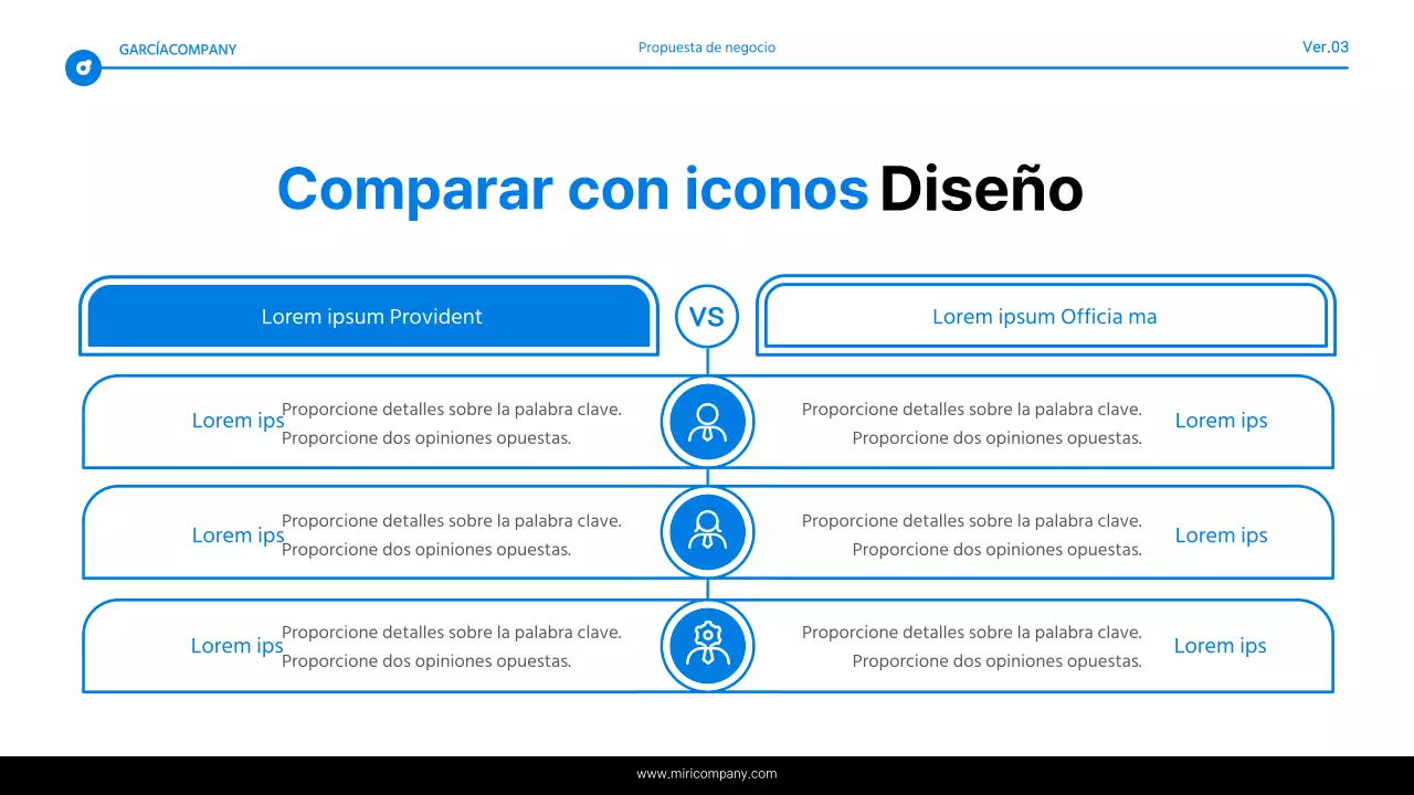 Informe de resaltado de texto simple en azul y blanco
