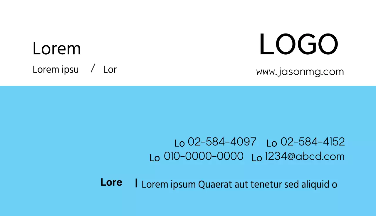 Tarjeta de visita de empresa de desarrollo de soluciones