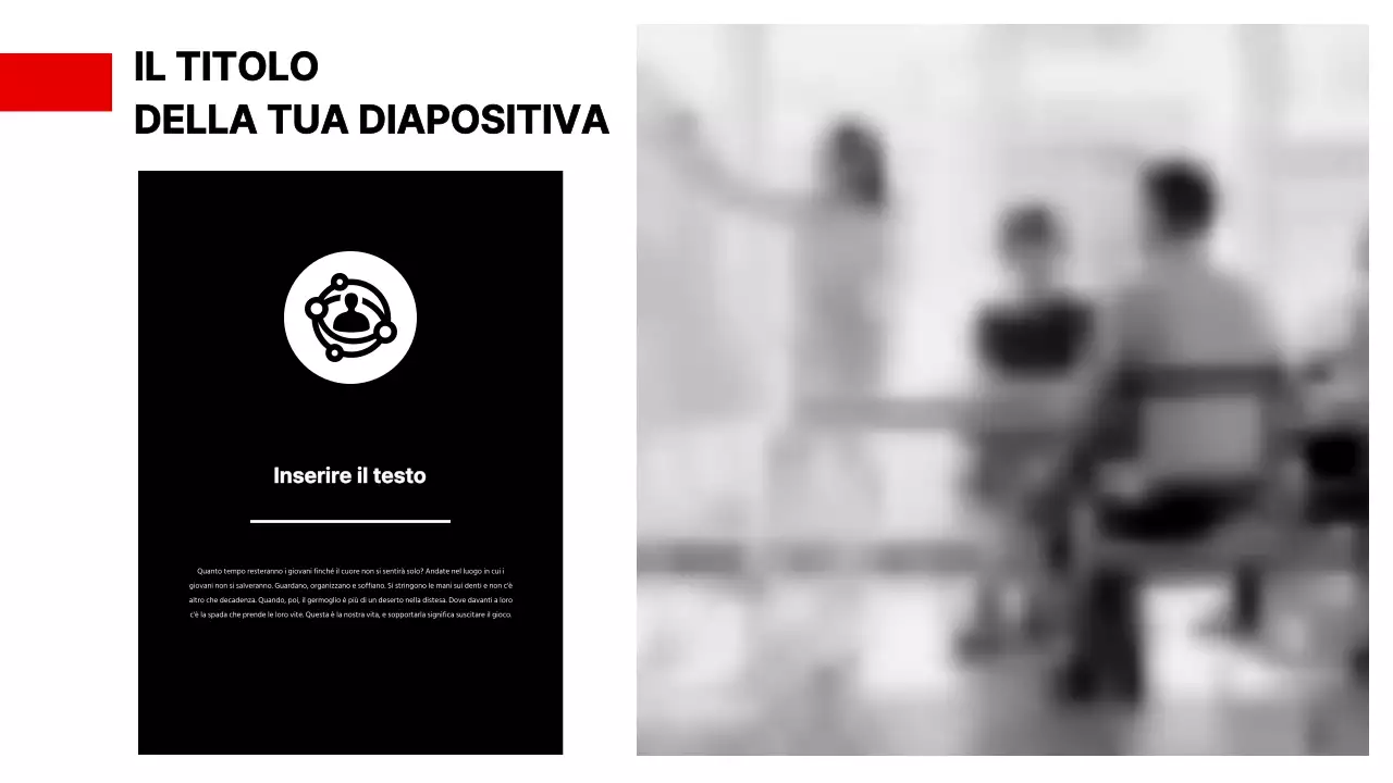 Presentare a una riunione di lavoro