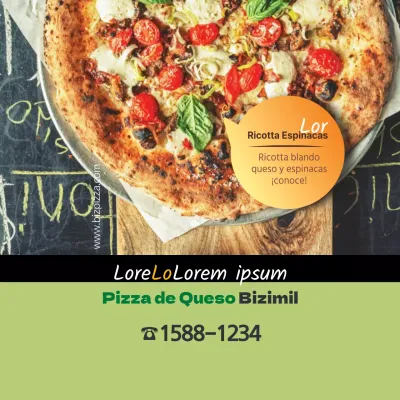 Bizimil Pizza de queso
