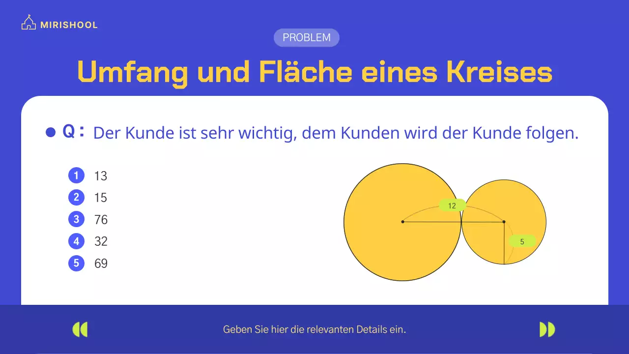 Lebendig gefärbte Charakterdarstellung mit gelben und kobaltblauen Akzenten