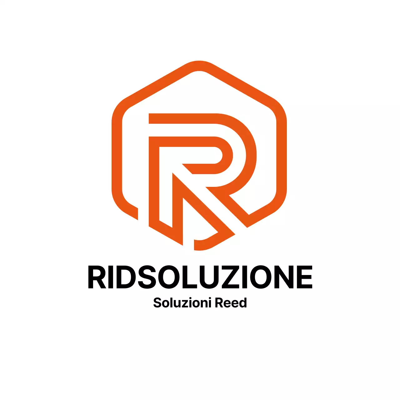 Sottobicchiere aziendale semplice con logo arancione