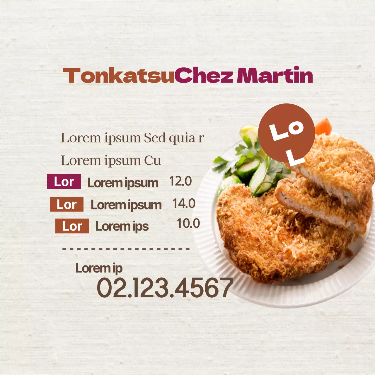 Maître Tonkatsu