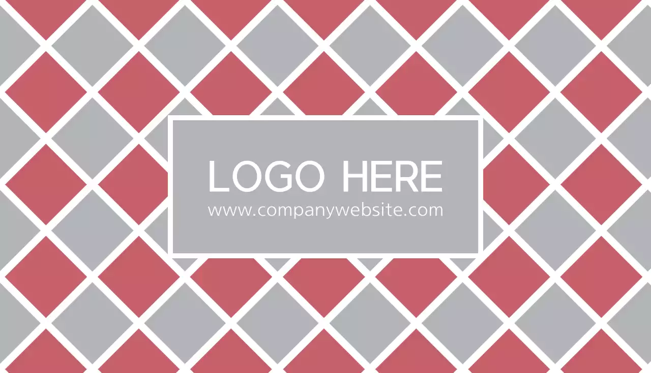 赤 シンプル ビジネス 名刺