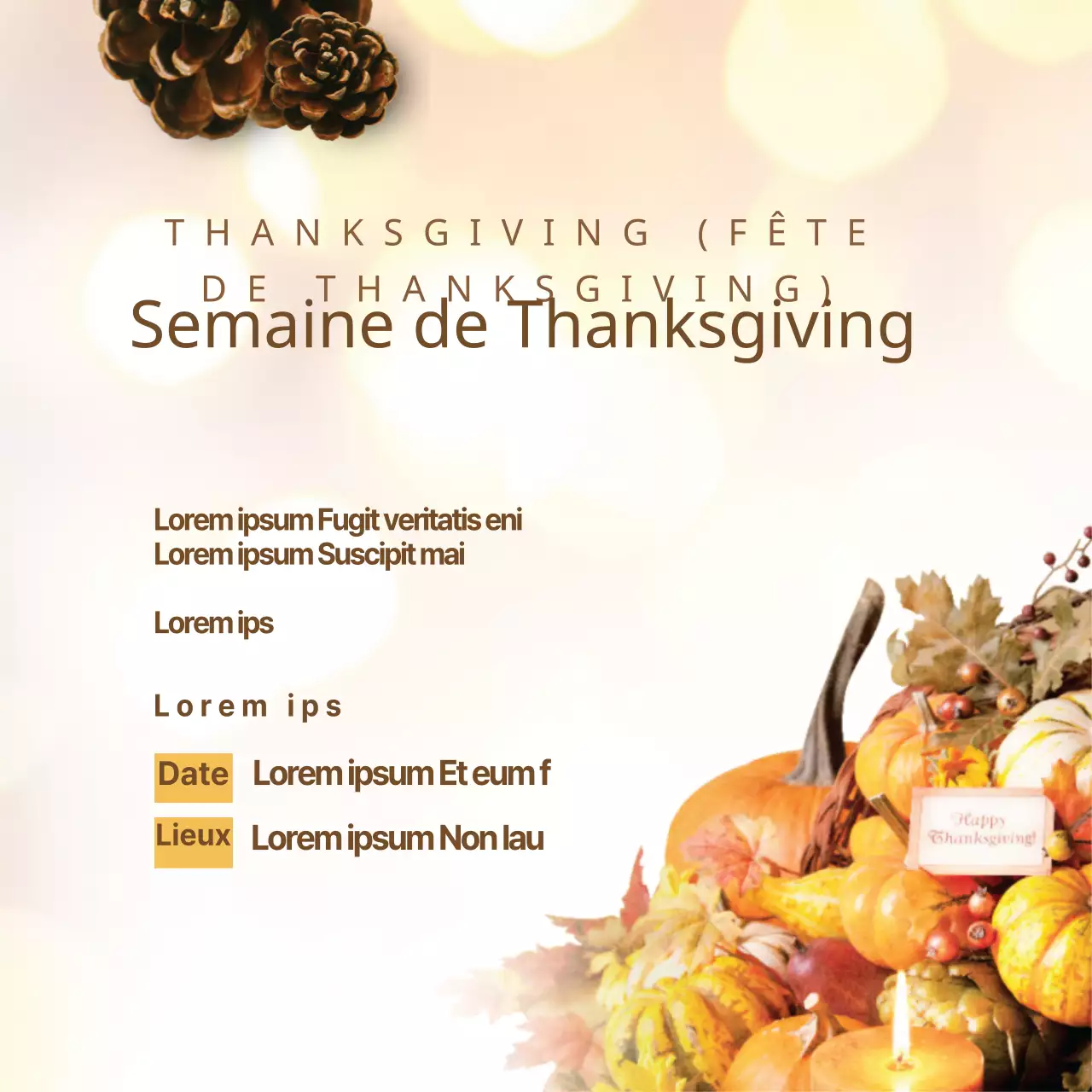Semaine de Thanksgiving