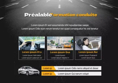 Formation pré-route Permis de conduire débutant, des bases au stationnement Formation à la responsabilité Heures Coût de la formation