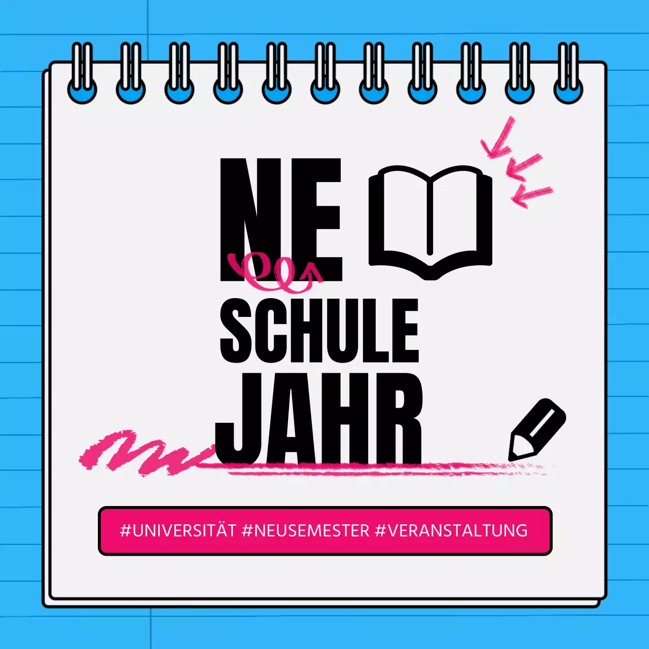 Schulanfangsveranstaltungen in Blau und Rosa