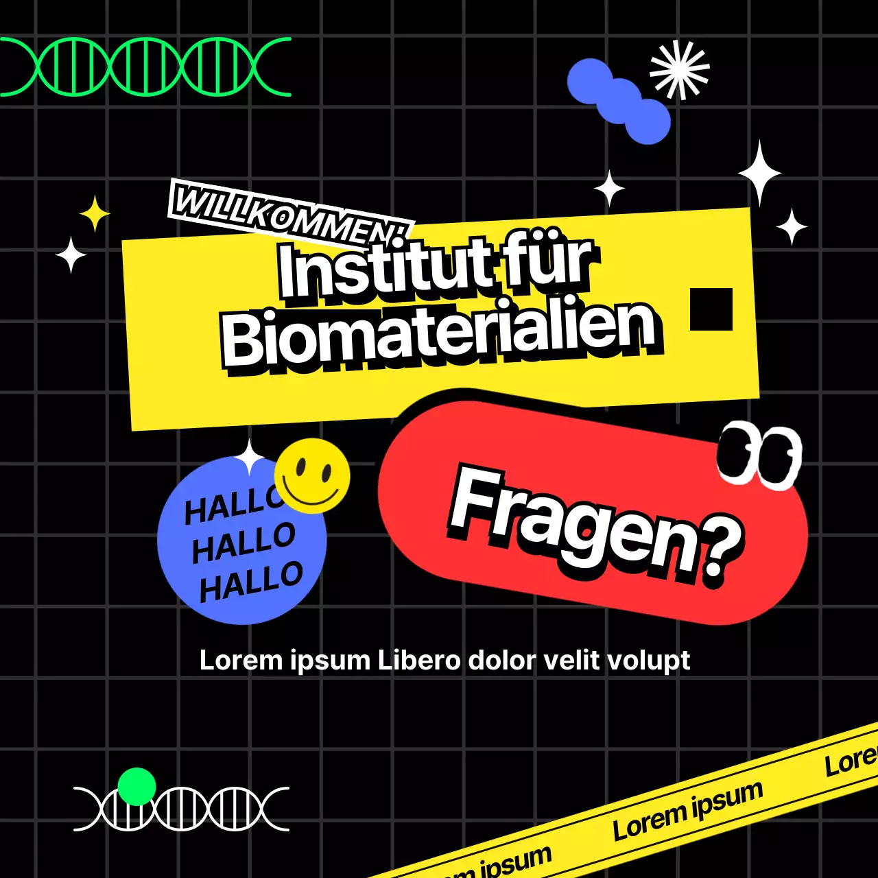 Über den Fachbereich Biomaterialien in lebendigen Farben