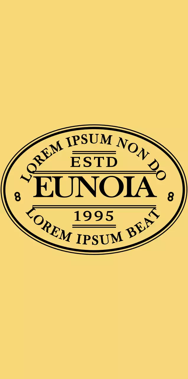 Emotionale und einfache Textkombination in gelb und schwarz Amble-Logo-Stil für Cafe-Waren