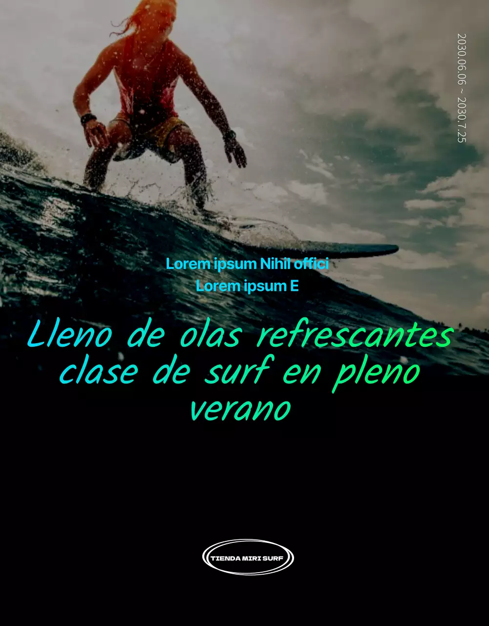 Clases dinámicas de deportes extremos en colores neón (más)