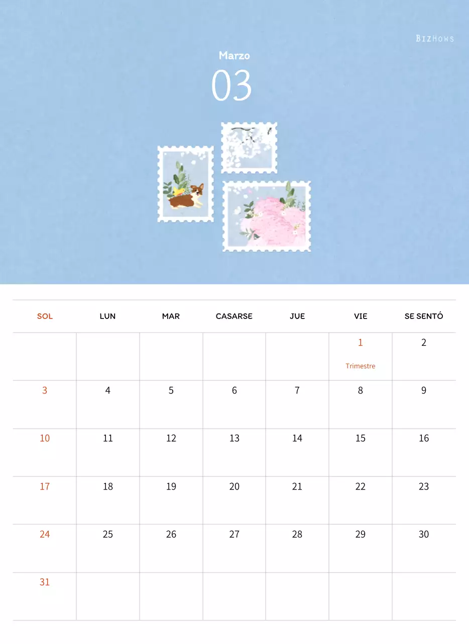 Ilustraciones de sellos con un concepto cálido