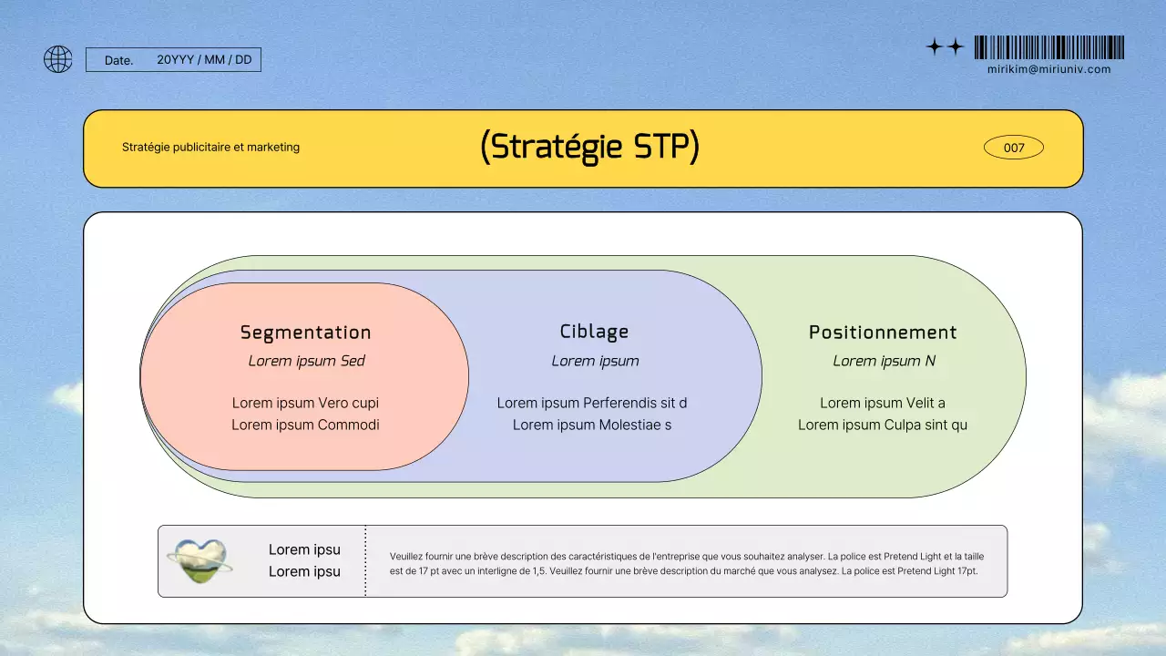 Sky background kitschy advertising marketing strategy report