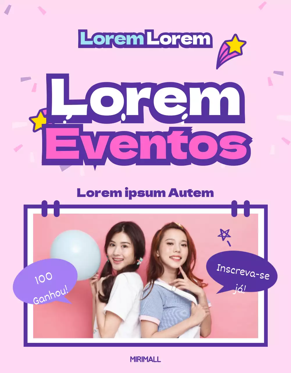 Eventos de inscrição