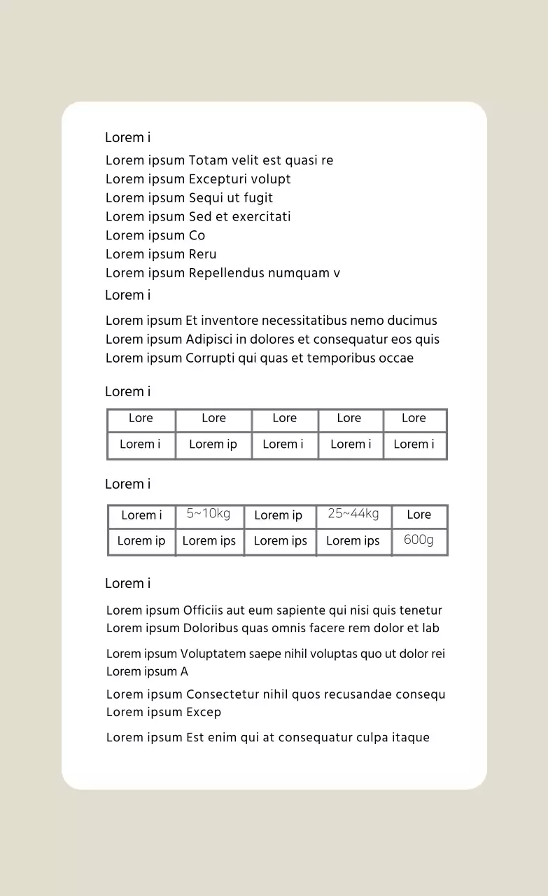 Etiqueta con detalle simple cachorro beige