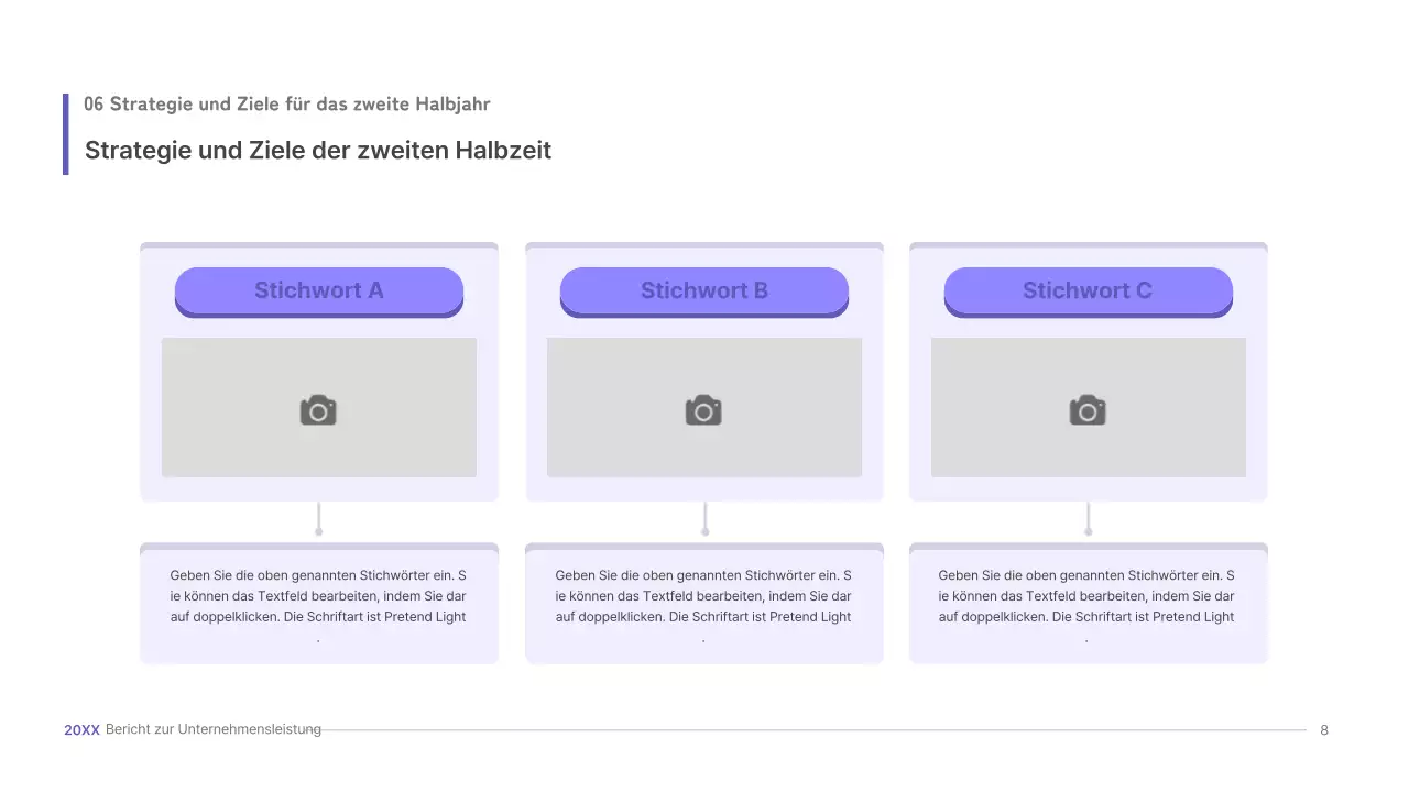 Lila, dreidimensionale UI-Konzept Business-Präsentation Kit