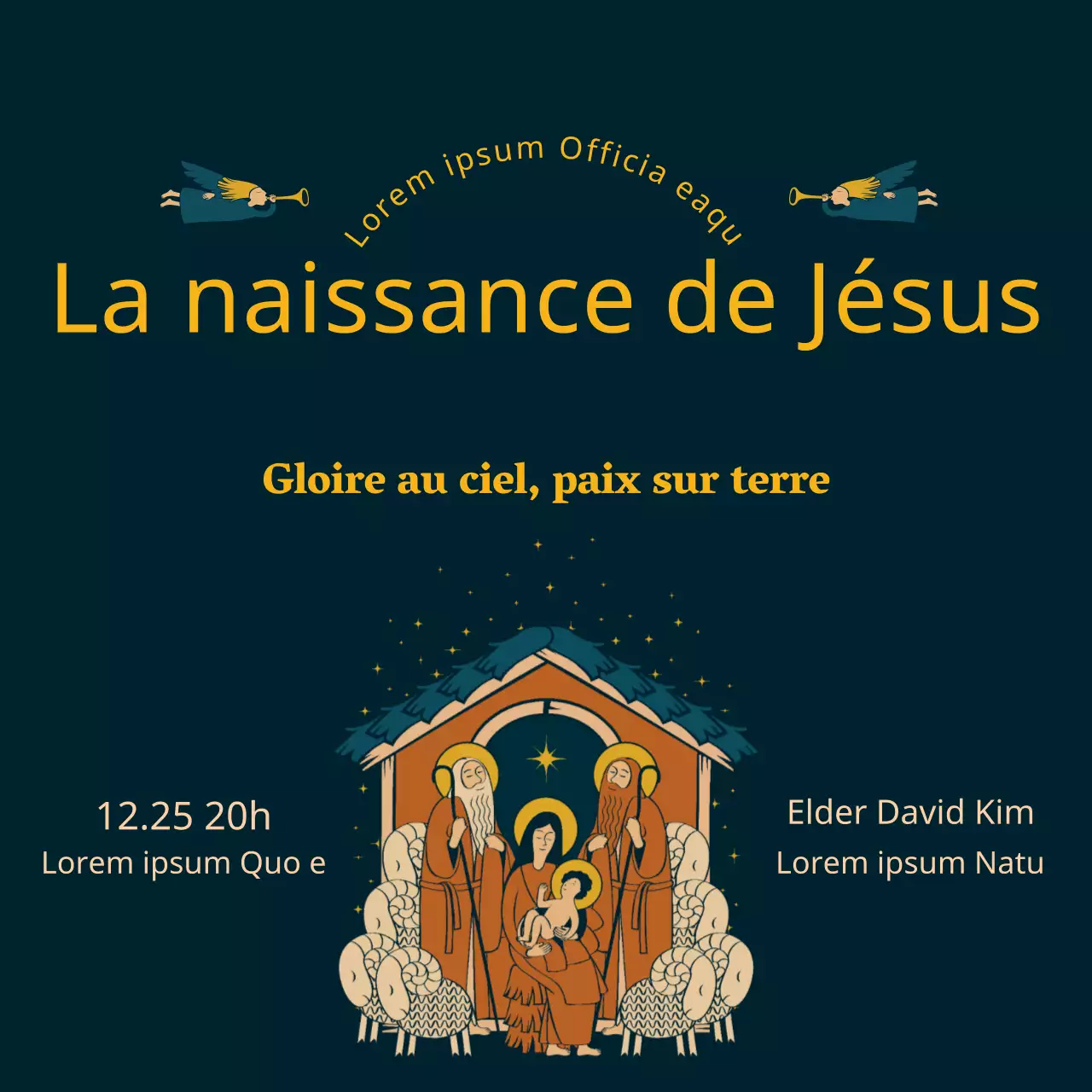 La naissance de Jésus