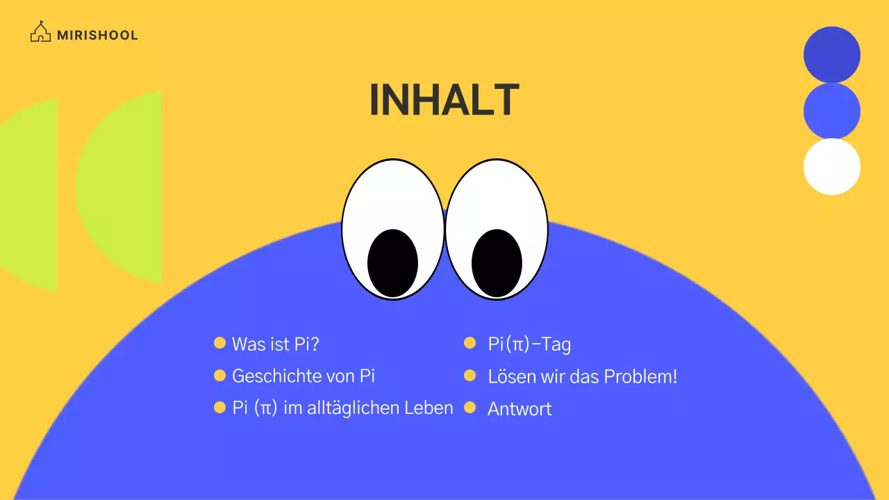 Lebendig gefärbte Charakterdarstellung mit gelben und kobaltblauen Akzenten