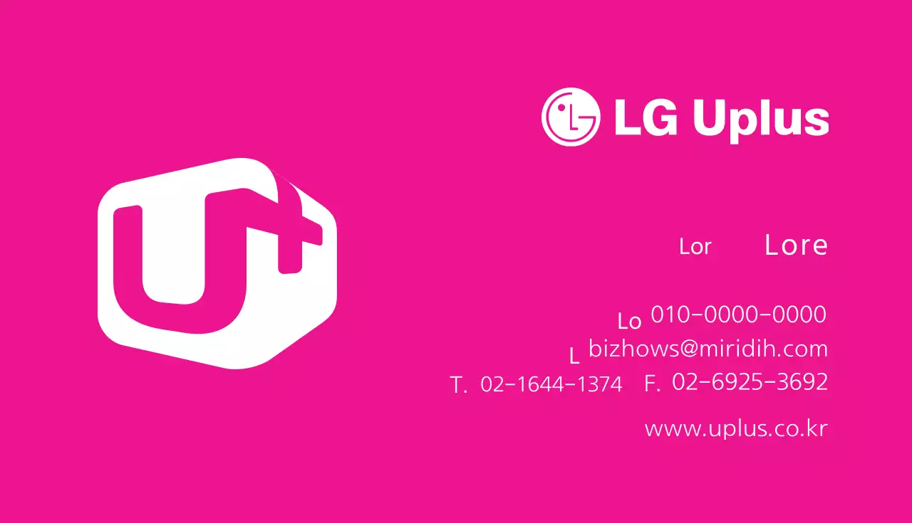 Tarjeta de visita Smile Lab en morado