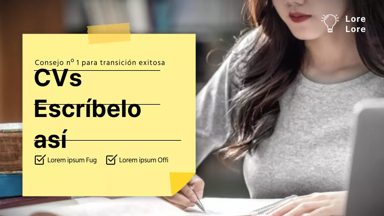 Cómo redactar un currículum con un concepto de bloc de notas Miniatura de YouTube