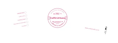 Bianco Rosa Neat Symbols Cafe