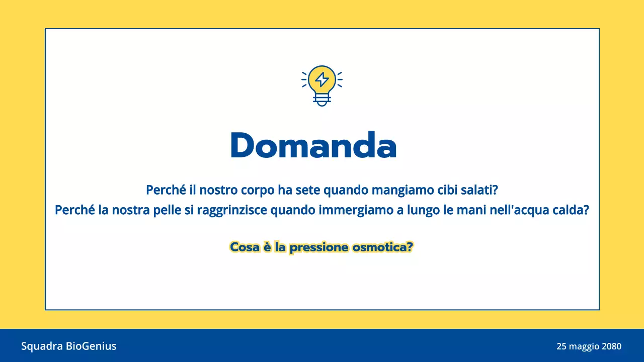 Luce blu e giallo linea illustrazione pulita scienza esperimento educazione classe tema di presentazione
