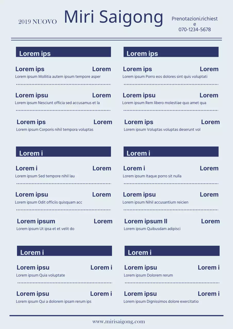 Promuovere il menu di un ristorante vietnamita di spaghetti di riso