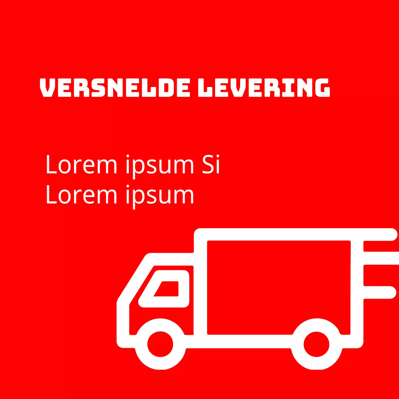 Versnelde verzending