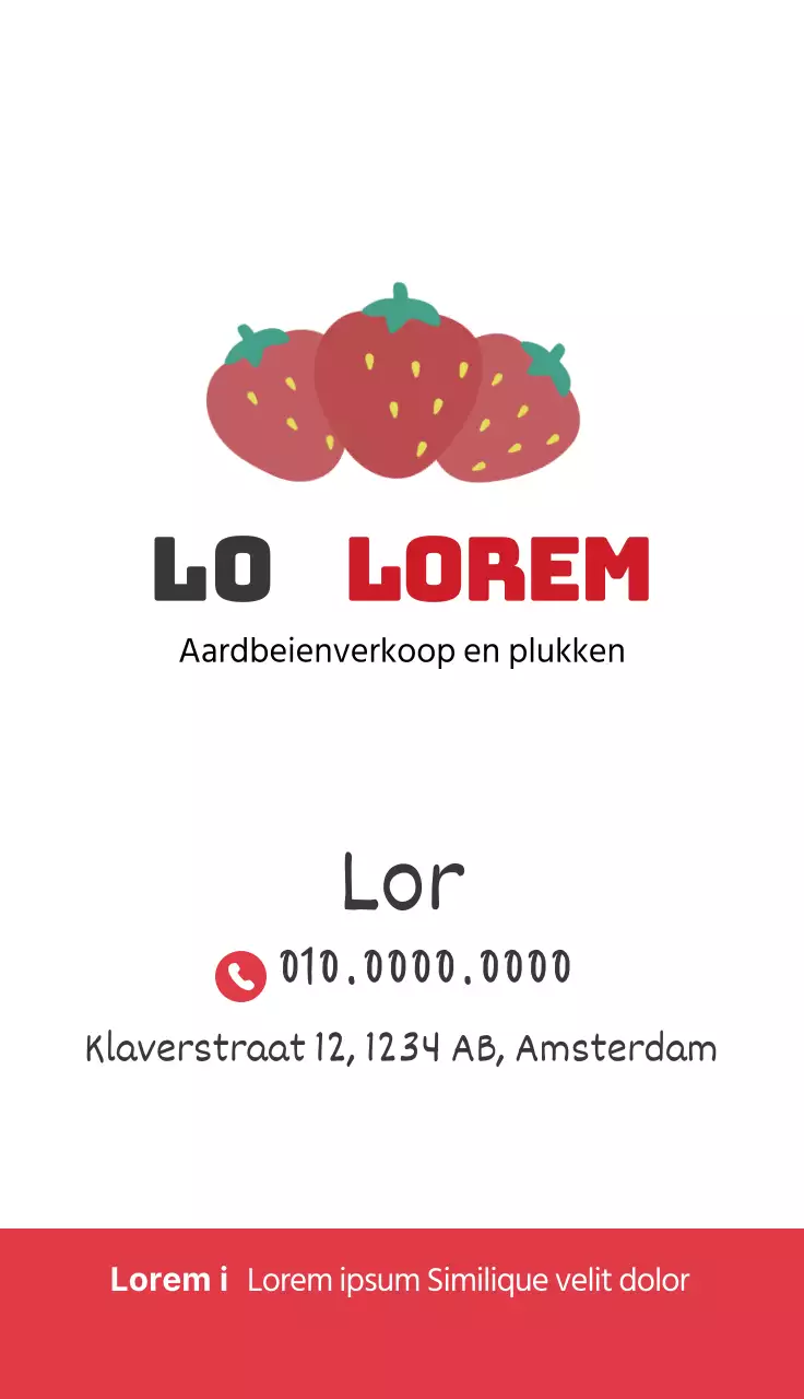 Witte Aardbeien Boerderij