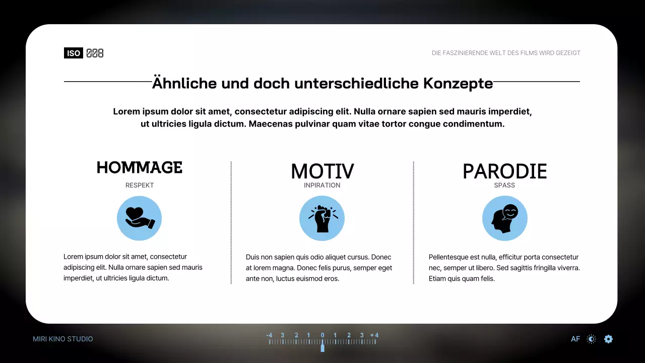 Einführung von Filmbegriffen anhand des Sucherthemas