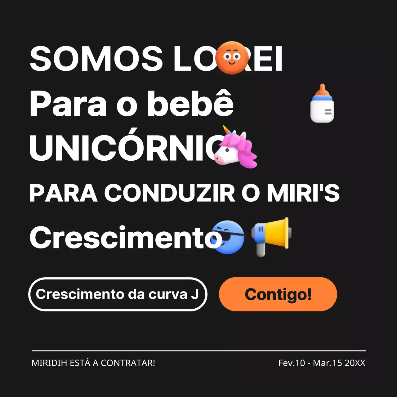 Conceito de emoji a preto e branco anúncios de emprego