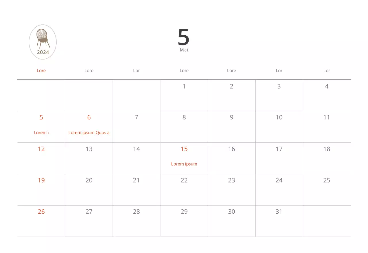 Einfache, natürliche Möbel in Beige und neutralen Farben