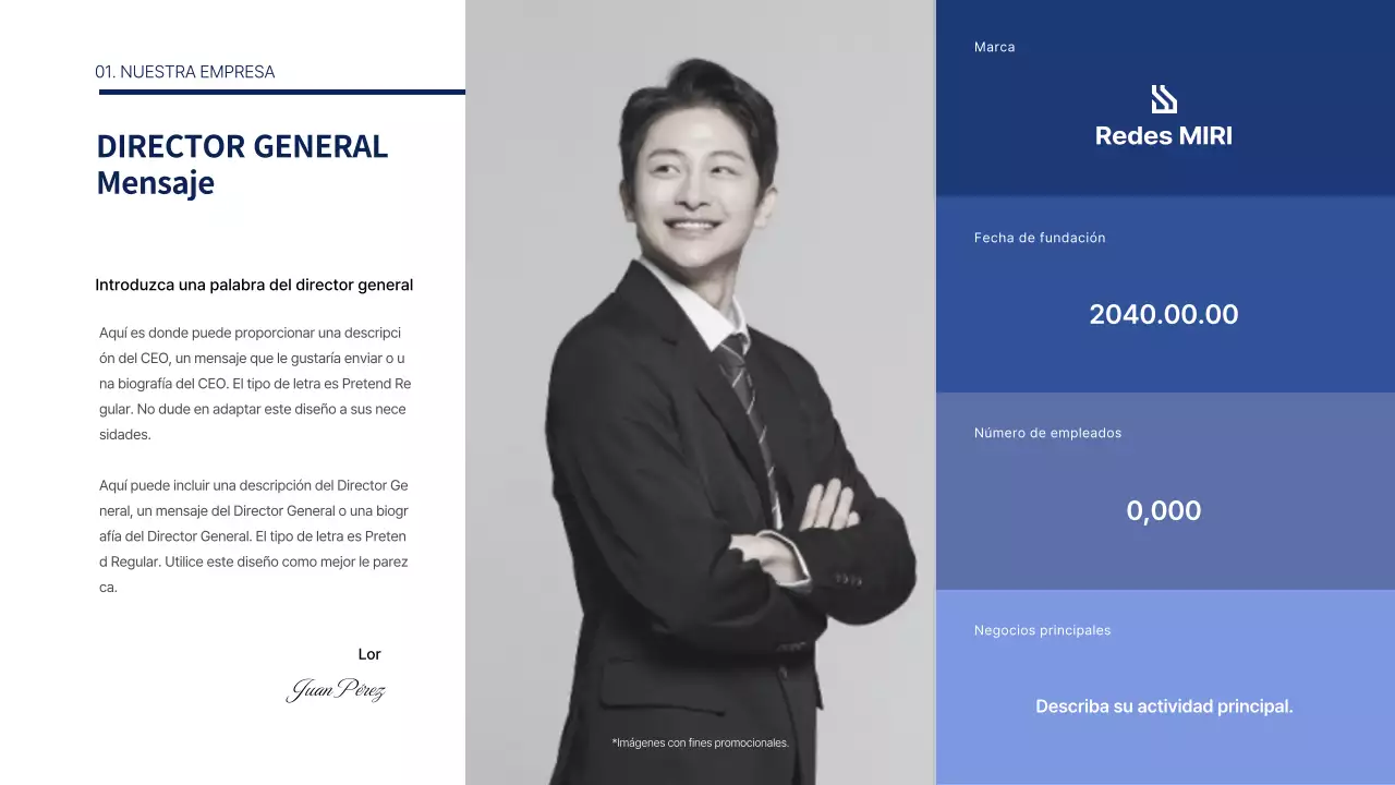 Un nuevo plan de negocio limpio y azul