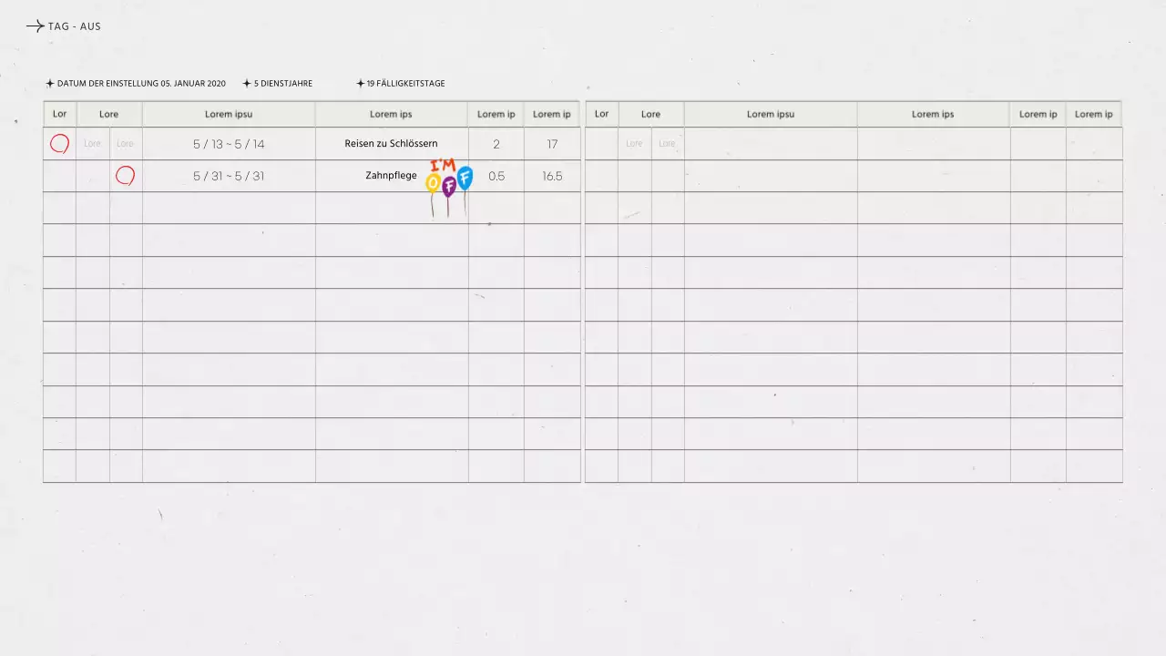 Graues Geometrie-Journal