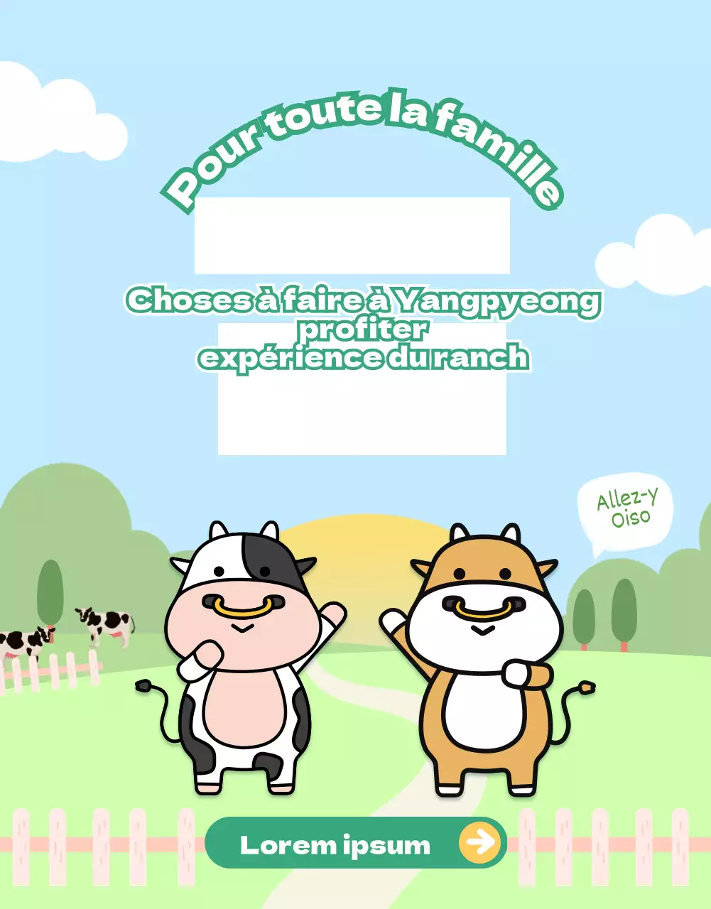 Présentation de l'expérience illustrée du ranch