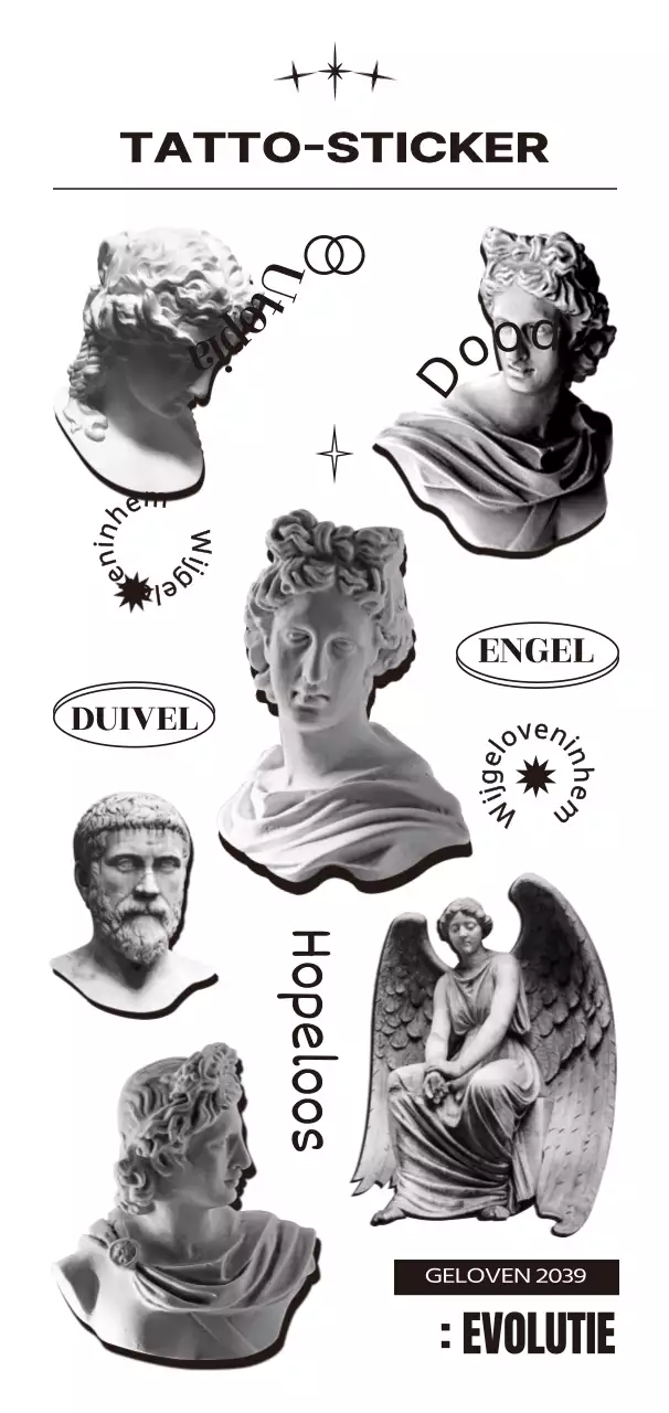 Strak zwart en grijs waterspuwers en kalligrafie hip-hop concept