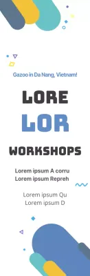 Een strakke en schattige stijl in lichtblauw en zwart Workshopinformatie voor de tweede helft van het jaar