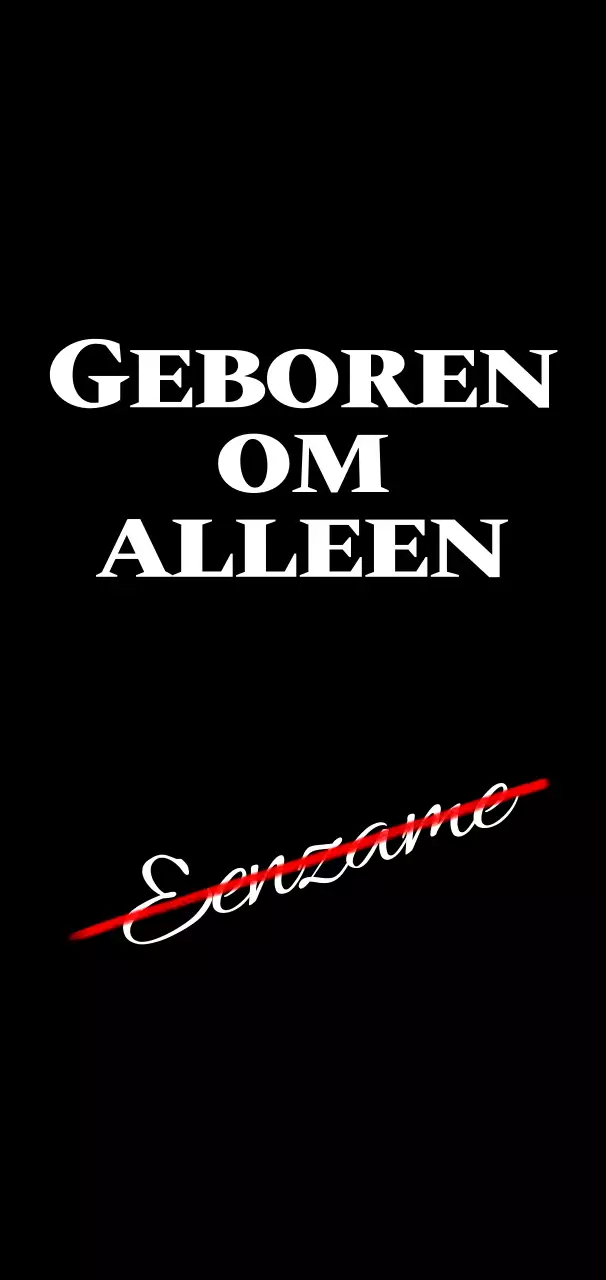 Merchandise met een eenvoudig ontwerp in zwart en rood met een Engelse zin erop