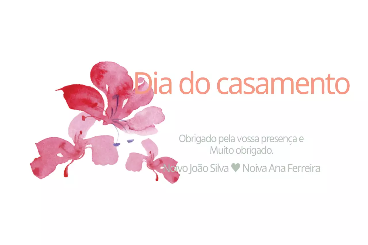 Dia do casamento