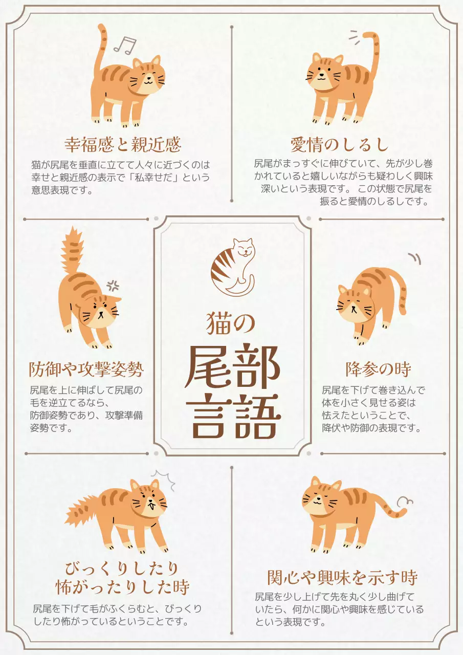 ベージュ かわいい 猫 ポスター