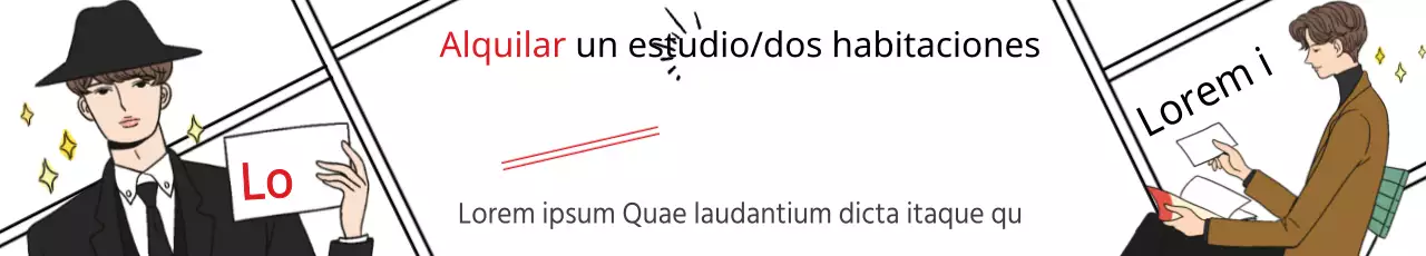 Alquilar un estudio/dos habitaciones