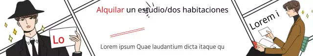 Alquilar un estudio/dos habitaciones