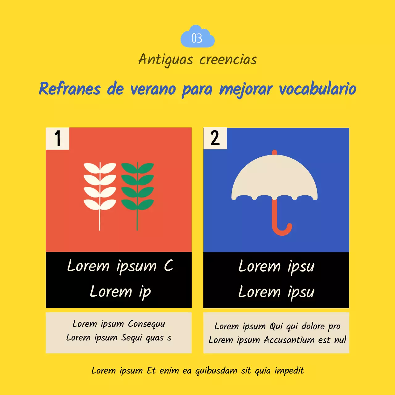 Ilustraciones en color Refranes divertidos sobre el tiempo