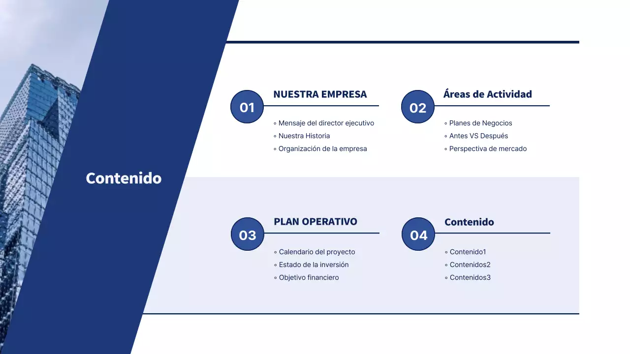 Un nuevo plan de negocio limpio y azul