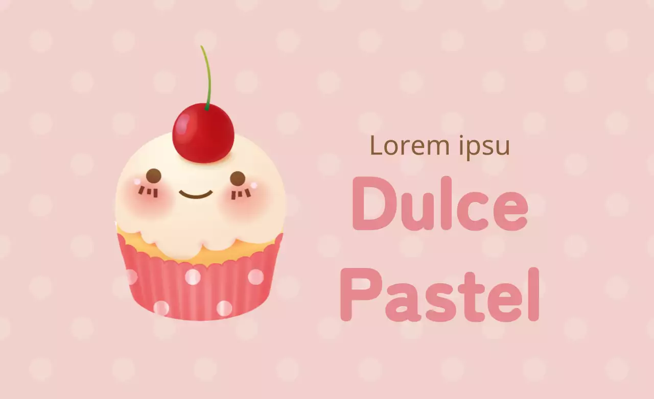 Pastel dulce