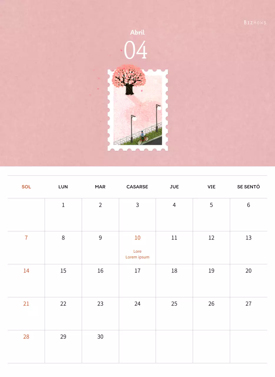 Ilustraciones de sellos con un concepto cálido