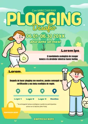 Lindo verde y amarillo ilustración concepto azotes desafío evento