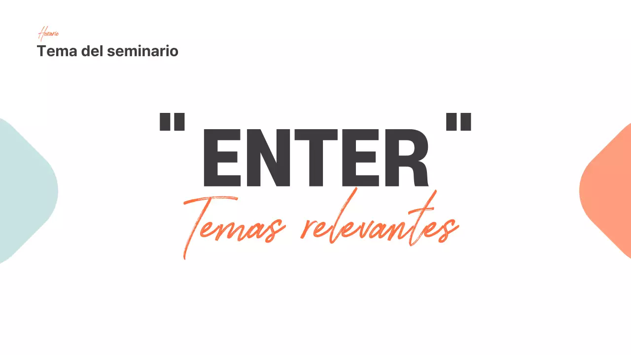 Presentaciones para seminarios